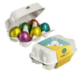 Sweets & More box chocolate Easter eggs 6 pieces