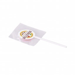 Sweets & More flat lollipop with sticker