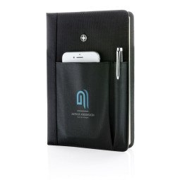 Swiss Peak refillable A5 notebook, ruled