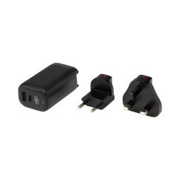 Tekiō® ADAPT 25W recycled plastic PD travel charger