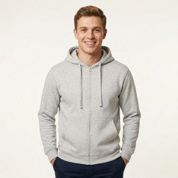 TH Clothes Amsterdam men's hooded full-zip sweatshirt