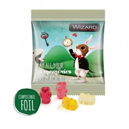 Trolli express jelly bears, compostable foil