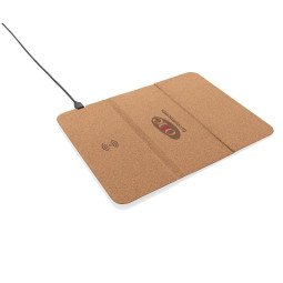 XD Collection 5W wireless charging cork mousepad & stand