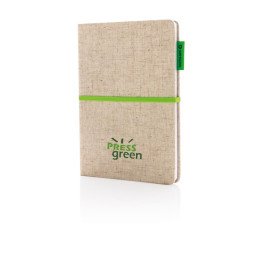 XD Collection A5 jute cotton notebook