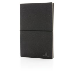 XD Collection A5 notitieboek van gerecycleerd leer, gelinieerd