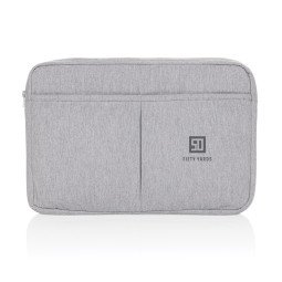 XD Collection Laluka AWARE™ recycled cotton 15.6 inch laptop sleeve