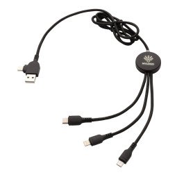 XD Collection light up logo 6-in-1 cable