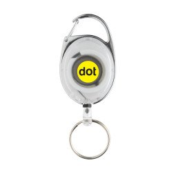 XD Collection porte-clés à clip extensible en ABS recyclé RCS