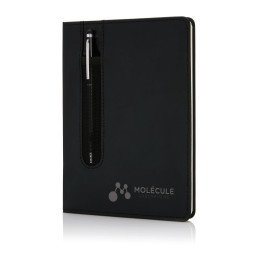 XD Collection Standard A5 notebook with stylus pen, ruled