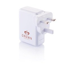 XD Collection travel plug with 4 USB ports