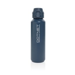 XD Collection Via bouteille de sport verrouillable 600ML en acier recyclé RCS