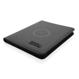 XD Xclusive Air A4 RPET writing case with wireless charger