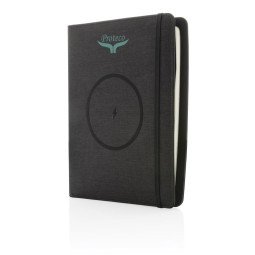 XD Xclusive Air A5 RPET writing case with wireless charger