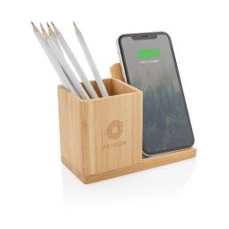 XD Xclusive Calgary bamboo 10W wireless charger