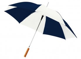 Navy blue - White