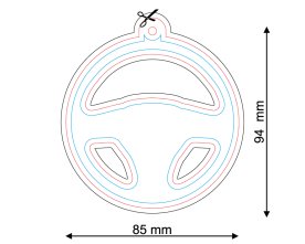 Steering wheel #168