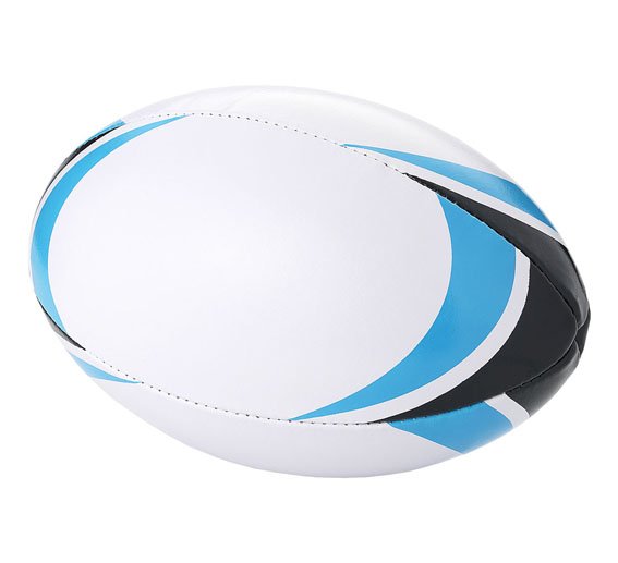 OPTIMUM CLASSICO RUGBY BALL SIZE 5 WHITE BLUE Free Postage 